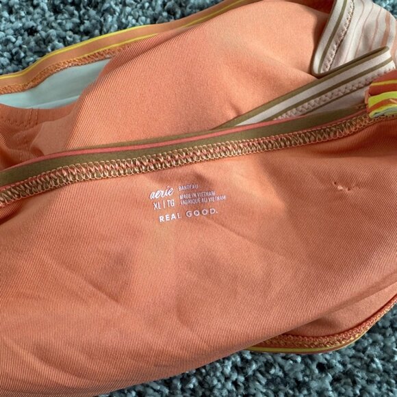 AERIE Multicolor Striped Lined Strap Tank Top Women's Size XL - Picture 4 of 6